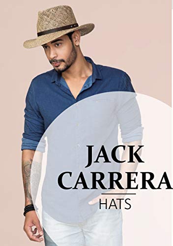 Big Brim Seagrass - Sombrero para hombre y mujer - Material 100% natural - ala de 7,5 cm - sombrero de viaje - sombrero de sol con guarnición de cuero - hecho a mano en Ecuador naturaleza Large