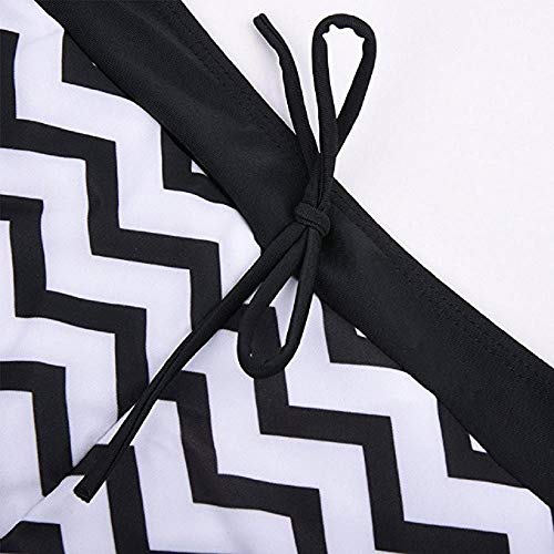 Bikini Mujer 2019 Push Up Logobeing, Conjuntos de Mujer Tankini Bikini de Dos Piezas con Pantalones Cortos deurf de Niño Trajes de Baño Brasileño (L,Negro)