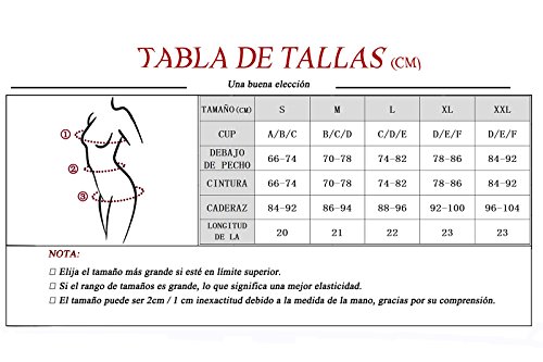 Bikini Mujer Push-up con Relleno Grueso con Acero Acolchado Bra Trajes de baño Dos Piezas Color Vario con Talla Grande Amarillo XX-Large