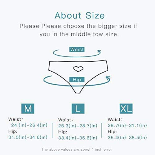 Bikini parte inferior De la Mujer Sexy Bikini parte inferior en forma de corazón de baño Slip brasileño Bikini Tanga G-STRING Tanga Bañador Beachwear Swimsuit Swimwear, color negro, tamaño medium
