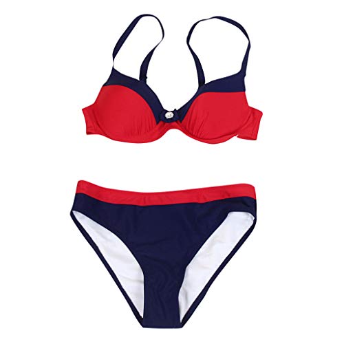 Bikini Push Up con Relleno LANSKIRT Bohemia Vikinis Traje de Baño Mujer 2020 Conjuntos de Tops y Tangas Ropa de Baño Bikinis Estampado Étnico Lunares Rayas Cristal Ropa de Playa