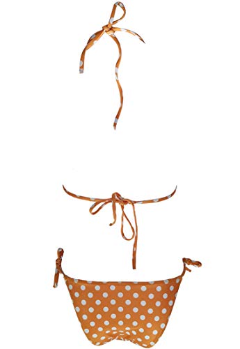 Bikinis para Mujer Push Up Trajes de Baño de Dos Piezas Triangular Acolchados Tops Brasileños Bañador con Relleno