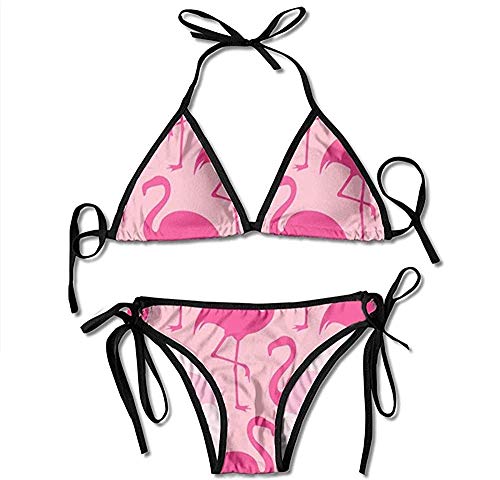 Bikinis, Traje de baño de niña Flamenco Trajes de baño de Bikini con Estampado Premium