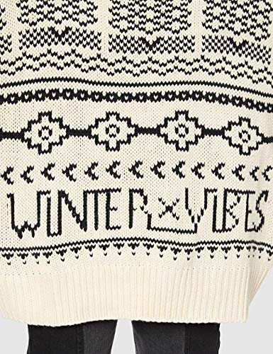 BILLABONG Fall Fever Jersey, Blanco (Antique White 4409), One Size (Tamaño del Fabricante: M/L) para Mujer