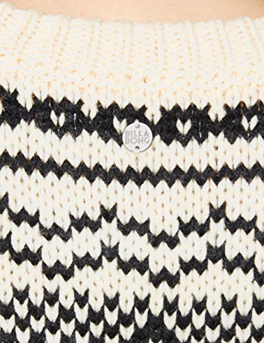 BILLABONG Fall Fever Jersey, Blanco (Antique White 4409), One Size (Tamaño del Fabricante: M/L) para Mujer