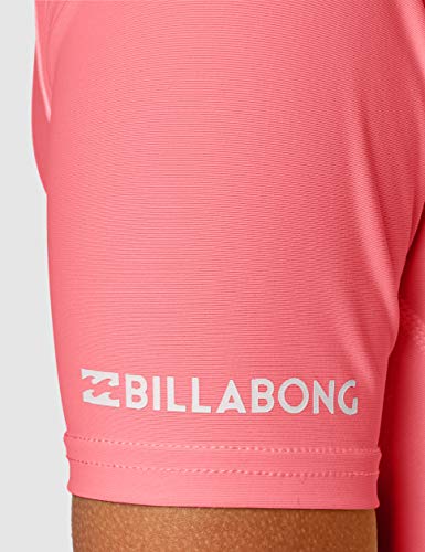 BILLABONG Logo IN SS Camiseta de natación, Rosa (Coral Pink 2188), 34 (Tamaño del Fabricante:S) para Mujer