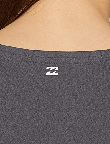 BILLABONG T-Shirt Camiseta clásico All Night con Mangas Cortas, Negro (Off Black), 36 (Tamaño del Fabricante:M) para Mujer