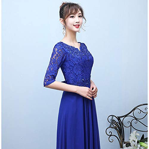 BINGQZ Vestido Fiesta Noche/Coctel/Casual Vestidos de Dama de Honor Vestido de Noche Formal de Manga Media Vestido de Dama de Honor Vestido Largo de Dama de Honor
