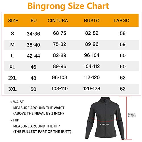 Bingrong Cortavientos Mujer Running Transpirable Chaqueta Deportiva Mujer Abrigos Impermeable Running Traje Sudoracion para Fitness
