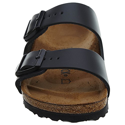 Birkenstock Arizona, Zapatos con Hebilla Unisex Adulto, Negro (Black), 46 EU (Estrecho)