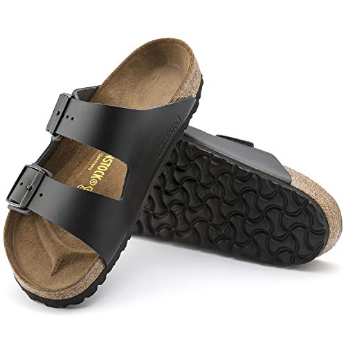 Birkenstock Arizona, Zapatos con Hebilla Unisex Adulto, Negro (Black 51191), 43 EU (Normal)