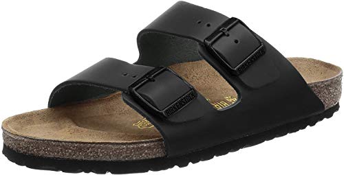 Birkenstock Arizona, Zapatos con Hebilla Unisex Adulto, Negro (Black 51191), 43 EU (Normal)