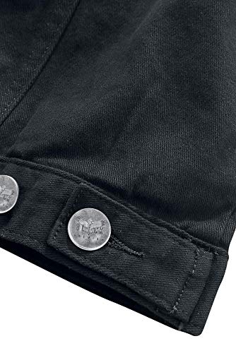 Black Premium by EMP Life Of An Easy Rider Hombre Chaleco Negro S, 100% algodón, Regular