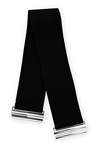 BlackButterfly 7.5 CM Ancho Elástico Cintura Cinturón (Negro, ES 50-52)