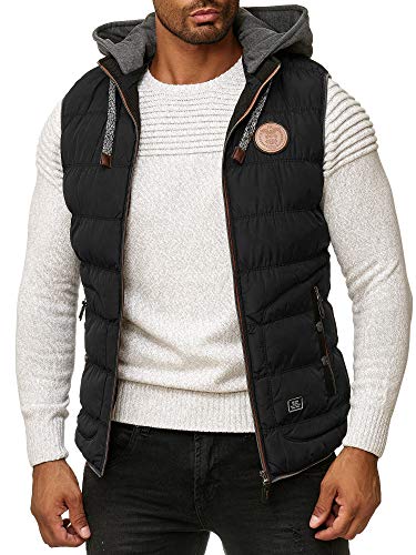 Blackrock - Chaleco para Hombre - Sin Mangas - Slim-Fit - con Cuello Alto - Negro XX-Large