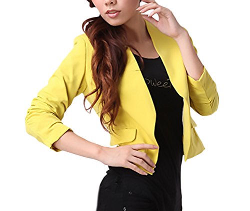 Blazer Chaqueta De Traje Mujer Chaquetas Elegantes Chic Abrigos Primavera Moda Casual Oficina Negocios Ejecutiva Outwear Manga Larga Color Sólido