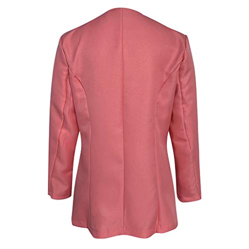 Blazer Chaqueta Elegante de Mujeres SUNNSEAN Abrigos Moda Casual Chaquetas con Bolsillos Chaqueta Manga Larga Trajes de Blazer Abrigo de Oficina Primavera Otoño Mujer Chicas Cárdigan Abrigos