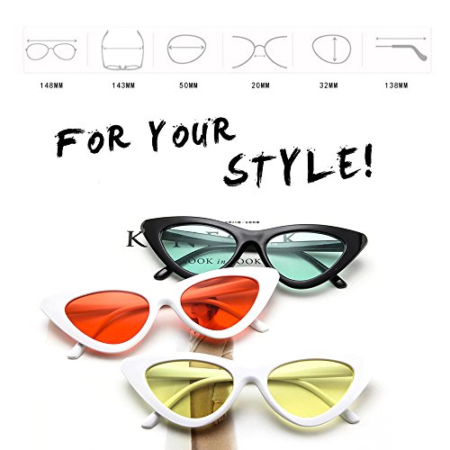 BLDEN Mujer Gfas De Sol Gafas Gato Ojos Polarized,Retro Moda Estilo Vintage Gafas Para Mujer GL1002-B-B