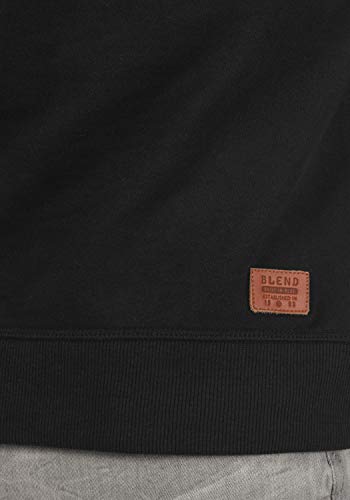 BLEND Alex - Sudadera para Hombre, tamaño:L;color:Black (70155)