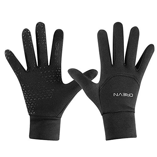 blessvt Guantes térmicos cálidos, Guantes de conducción en Clima frío, Guantes de Invierno para Hombres Mujeres Guantes con Pantalla táctil Guantes cálidos y fríos-Crimson_M