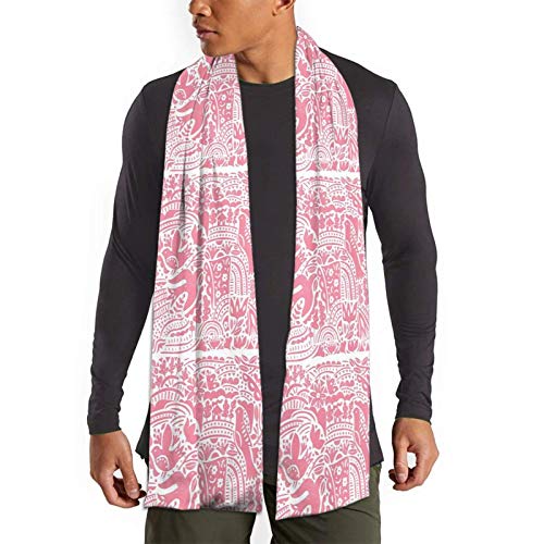 Bloom, Flower, Green Plants Bufandas unisex ultra suaves y ligeras, tamaño 70.5 pulgadas x 11.8 bufandas cálidas de invierno