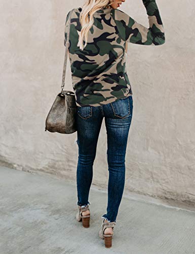 Blooming Jelly Camiseta de Mujer Blusas de Manga Estampado de Leopardo Corta Cuello Redondo Basica Camisa Verano Tops