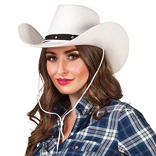 Boland 04384 Sombrero de Bruja Color Blanco