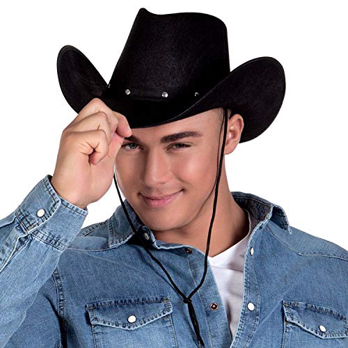 Boland 10130571 Sombrero de bruja Negro