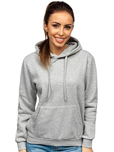 Sudadera gris mujer capucha Clearance