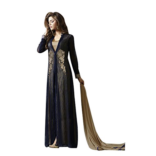 Bollywood Vestido Anarkali Traje de Shalwar Indio musulmán Mujeres Novia Boda