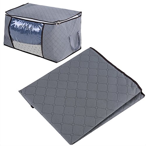 Bolsos Organizadores de Armario de Gran Capacidad para el Berano, Ropa Plegable Manta Edredón Armario Suéter Bolsa de Almacenamiento Organizador Caja Bolsas Bolsos con Cremallera