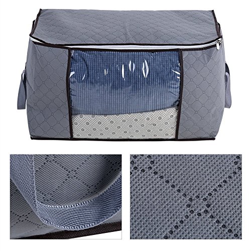 Bolsos Organizadores de Armario de Gran Capacidad para el Berano, Ropa Plegable Manta Edredón Armario Suéter Bolsa de Almacenamiento Organizador Caja Bolsas Bolsos con Cremallera