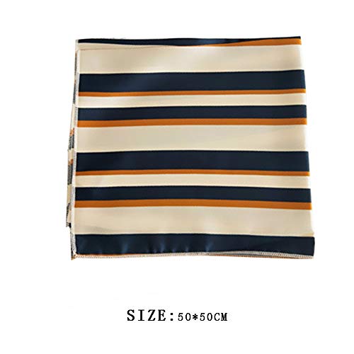 Bontand Pequeño cuadrado de las mujeres multifunción bufandas de seda de raso Chales flaco retro del lazo del pelo bolso de la manija de la cinta Pañuelos señoras de la oficina pañuelo para el cuello