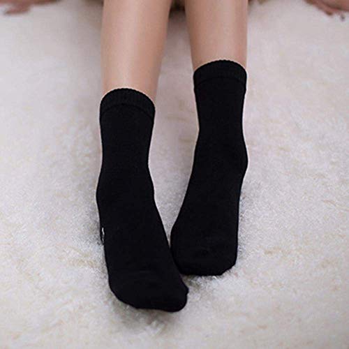 Boolavard Novedad Divertido dicho Combinado de algodón Vestido de tripulación Cerveza Café Chocolate Vino Calcetines, Tamaño del zapato 39-45 para Hombres Mujeres (Vino-Negro/Rosa)