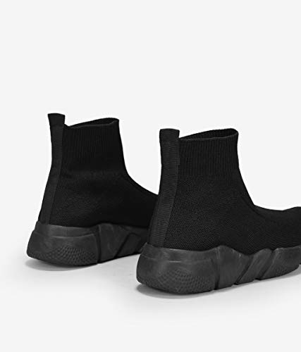BOSANOVA Zapatillas Negras Tipo calcetín Negro 40