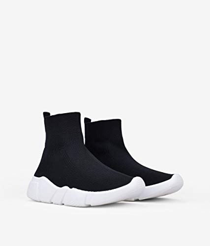 BOSANOVA Zapatillas Tipo calcetín Negro Negro 38
