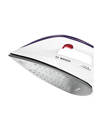 Bosch Hogar TDS6110 Serie I 6 EasyComfort Centro De Planchado, 2.400 W, 6 Bares, Con 360 G De Supervapor, Tecnología Itemp, Modo Eco, 2400 W, 1.3 litros, Plástico, Blanco y Violeta