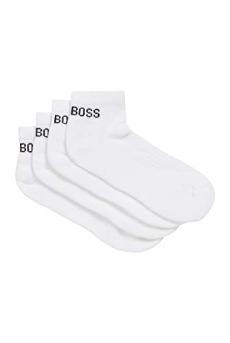 BOSS AS Sport CC Calcetines, Blanco (White 100), 39/42 (Talla del fabricante: 39-42) (Pack de 2) para Hombre