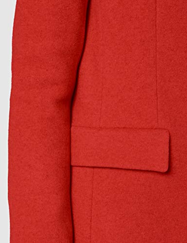 BOSS C_cojulie Abrigo de mezcla de lana, Dark Orange802, 34 para Mujer