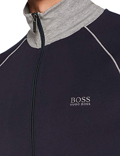 BOSS Mix&Match Jacket Z Sudadera, Azul (Dark Blue 409), Medium para Hombre