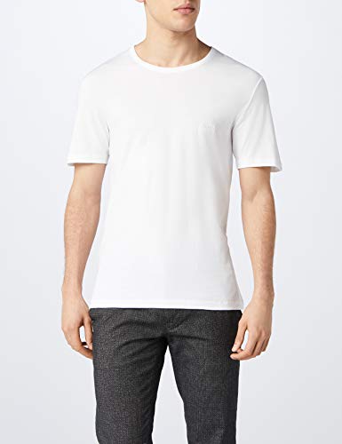 BOSS T-Shirt RN 3p Co Camiseta para Hombre, Blanco (White 100), Large, pack de 3