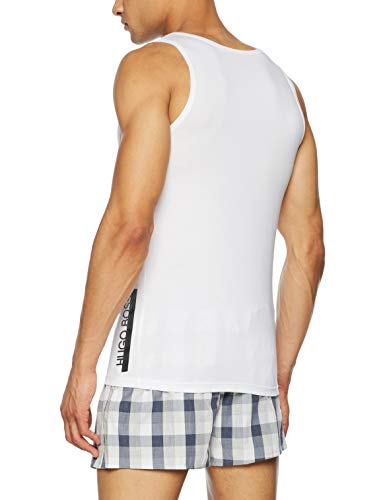 BOSS Tank Top Identity Camiseta sin Mangas, Blanco (White 100), Medium para Hombre