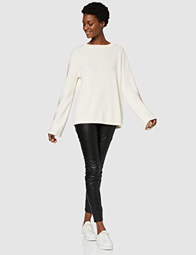 BOSS Wamika suéter, Blanco (Open White 118), Medium para Mujer