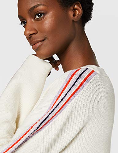 BOSS Wamika suéter, Blanco (Open White 118), Medium para Mujer