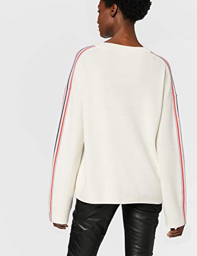 BOSS Wamika suéter, Blanco (Open White 118), Medium para Mujer