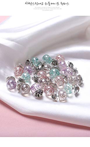 BOSSTER Mujer Camisa Broche Botones 30 Piezas Broche para Ropa Mujer 3 Estilos Brillantes Pequeño Broche de Broche para Bolsas Mochilas Chaquetas Sombrero Ropa Vestido