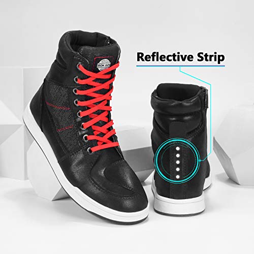 Botas de Moto para Hombre, Zapatillas de Moto Casuales Antideslizantes, Zapatillas de Motocross …