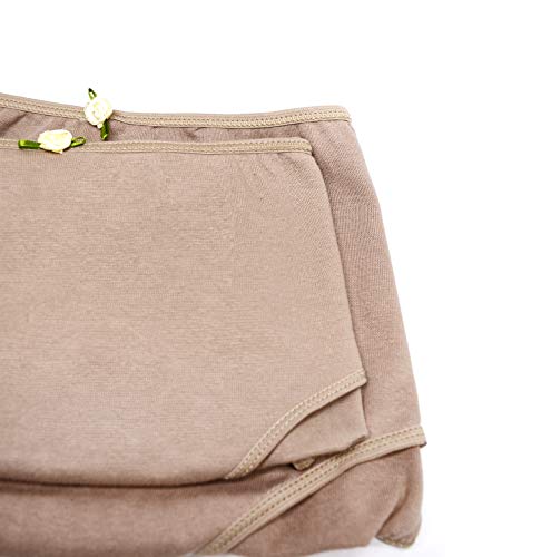Bragas Mujer Pack de 6 Hechas de Algodón Braguita Cómoda Estilo Básico Cadera Ancha de Tallas Grandes Ropa Interior Femenina Barata de Calidad Ideal para Invierno