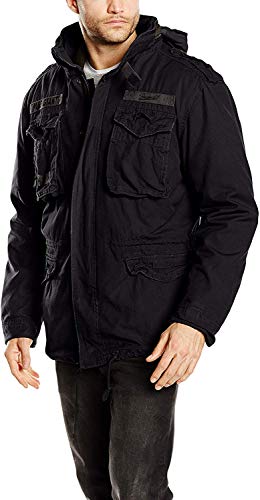 Brandit M-65 Giant Chaqueta, Schwarz (Schwarz 2), X-Large para Hombre