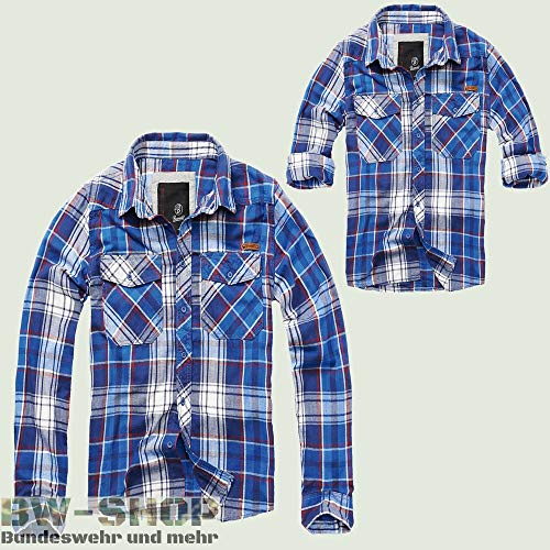 Brandit Mujer Comprobado Camisa - Negro-Gris, XL